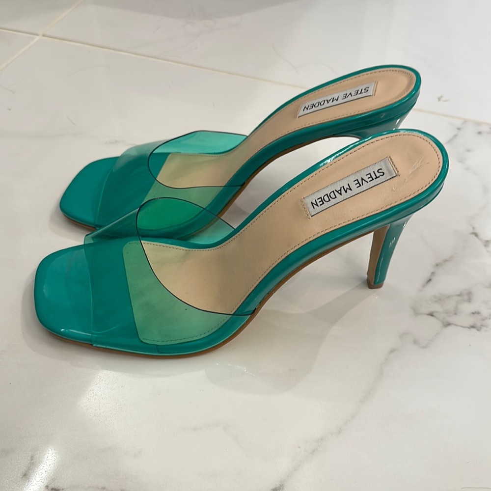 Teal Steve Madden Heels